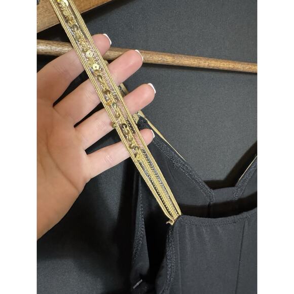 Outlooks Strapless Top Black Small NEW 90s Y2K Asymmetrical Whimsigoth Fairy - Picture 5 of 15